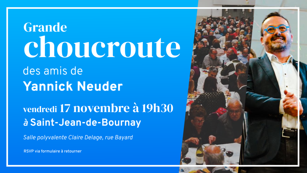 Grande soirée choucroute des amis de Yannick Neuder