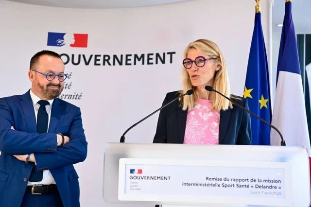 En ce 7 avril, Journée mondiale de la santé, nous avons reçu avec Marie BARSACQ, ministre des Sports le rapport du Dr Dominique Delandre sur le développement du sport-santé.

Ce rapport, fruit d’une large concertation, propose plus de 60 recommandations pour faire de l’activité physique un véritable outil de prévention en santé.

Il viendra nourrir la Stratégie nationale Sport-Santé 2025-2030, qui sera présentée en septembre. L’objectif : lutter contre la sédentarité et favoriser le recours à l’activité physique adaptée à des fins thérapeutiques dans tous les territoires.